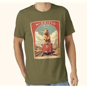 NWOT Winnipeg Prairie Dog Central Railway Canada 2XL